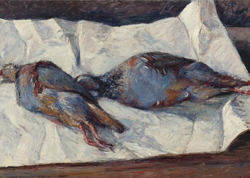 שני תרנגולים - גוסטב קאיובוט