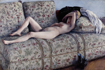 Reproduction du tableau « Nu sur un canapé - Gustave Caillebotte » par Alpha Reproduction en peinture à l’huile