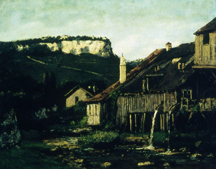 Paysage à Ornans - Gustave Courbet