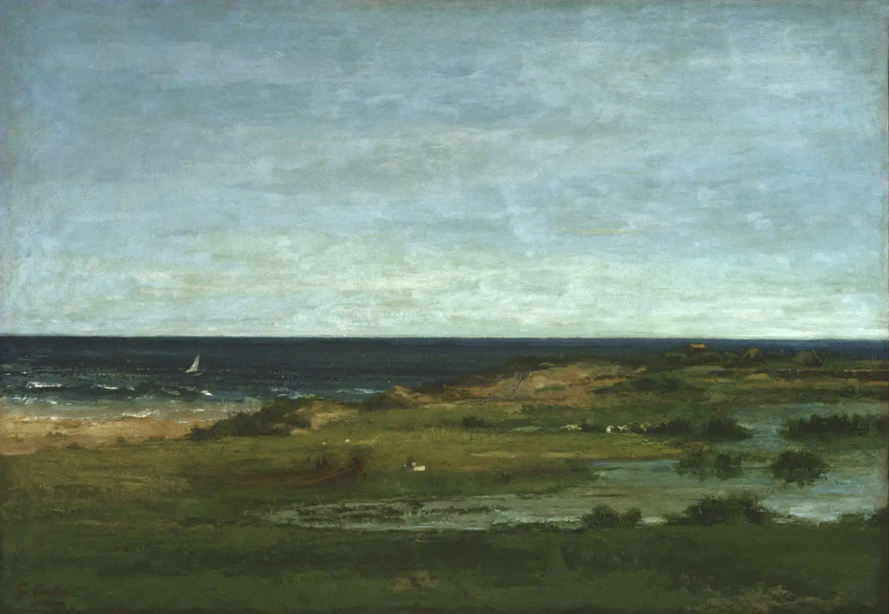 Scène de la côte - Gustave Courbet - Alpha Reproduction