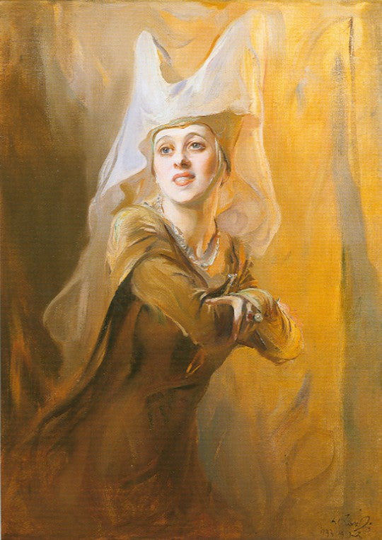 דיוקן של גוון פרנגקון דייויס (1891-1992), שחקנית בריטית - פיליפ דה לסלו��