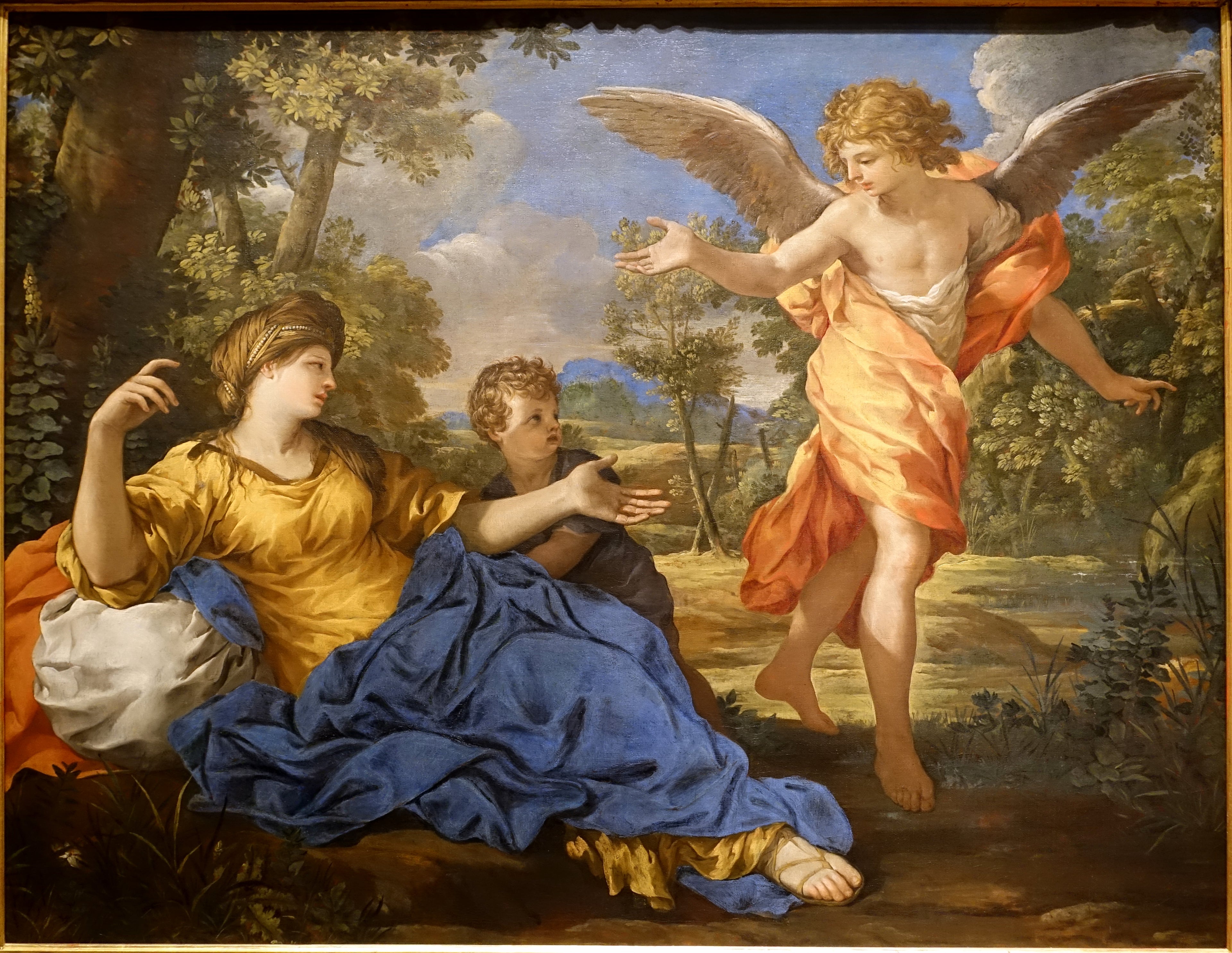 Agar et l'ange - Pietro da Cortona