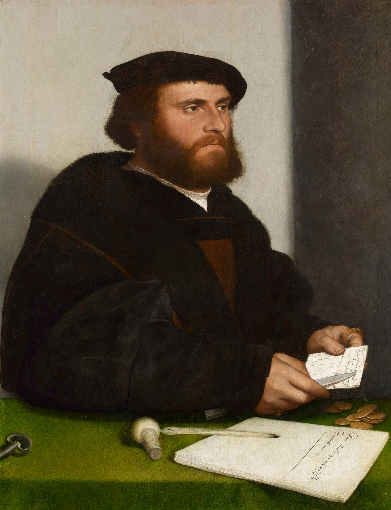 A Merchant of the German Steelyard: 'Hans of Antwerp' - Hans Holbein le Jeune