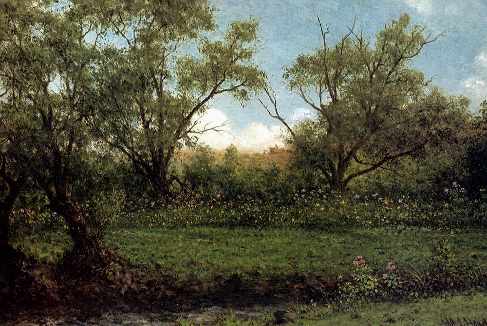 Brookside (Asters dans un champ) - Martin Johnson Heade
