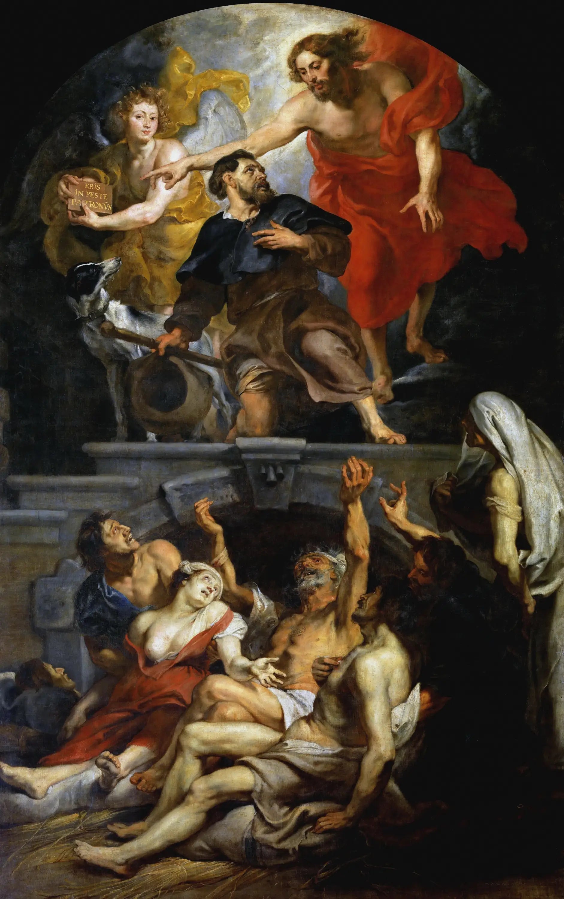 Le Christ nomme saint Roch patron des pestiférés - Peter Paul Rubens - Alpha Reproduction
