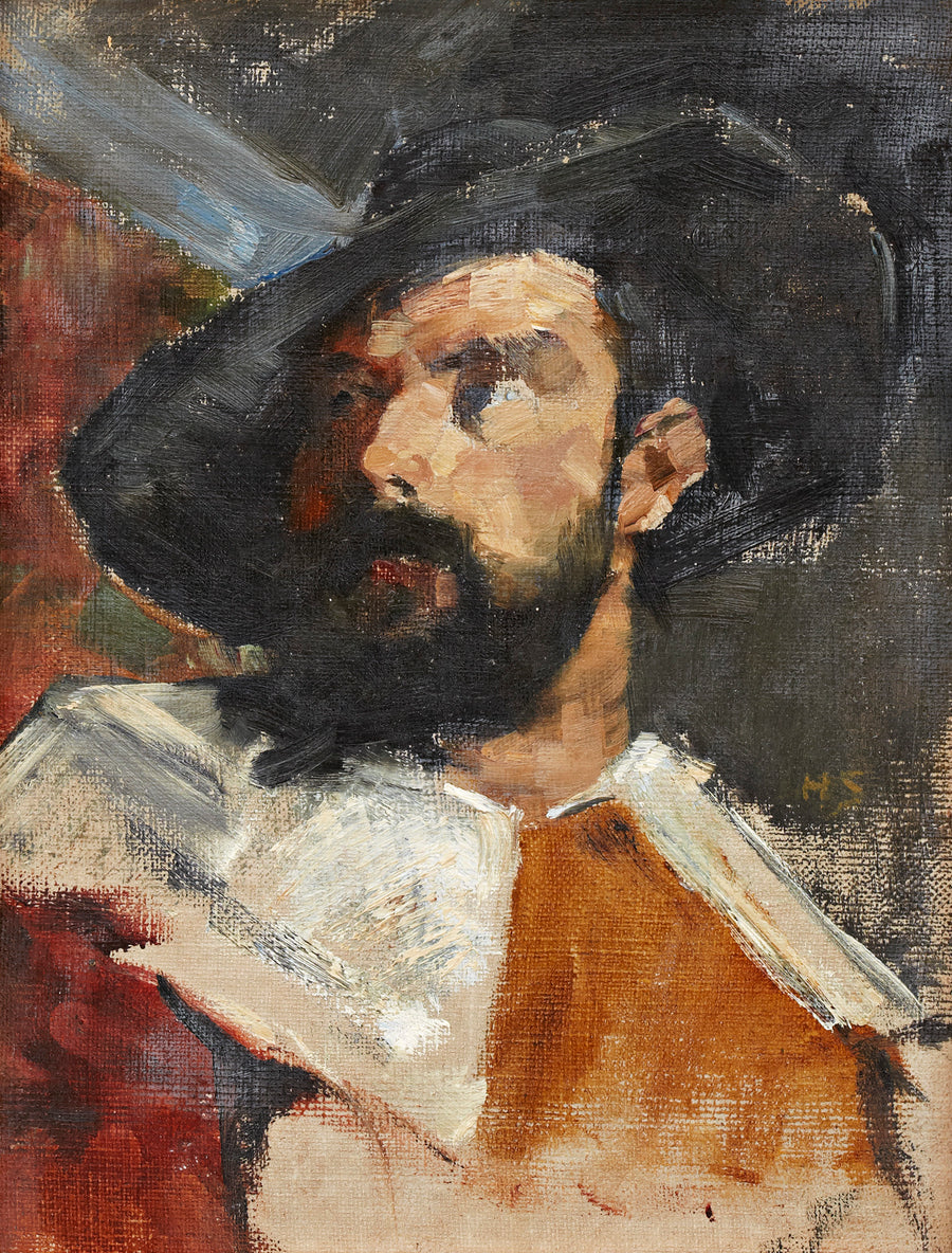 Portrait of a Man (1881) - Helene Schjerfbeck
