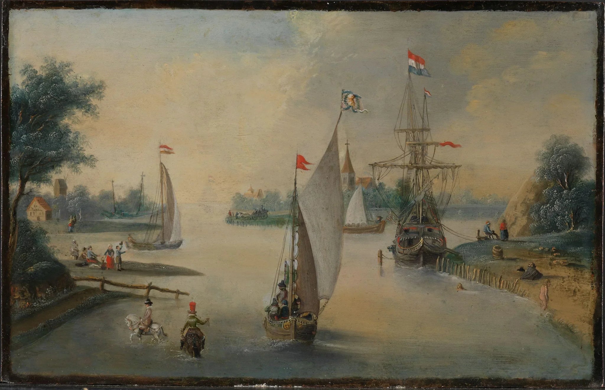 Été - Hendrick Avercamp image 1 copie de tableau peinte à la main