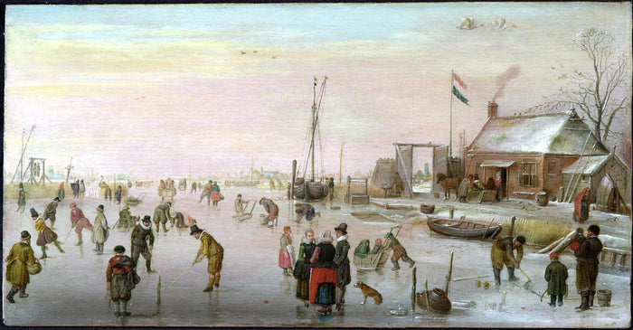 Scène d'hiver - Hendrick Avercamp