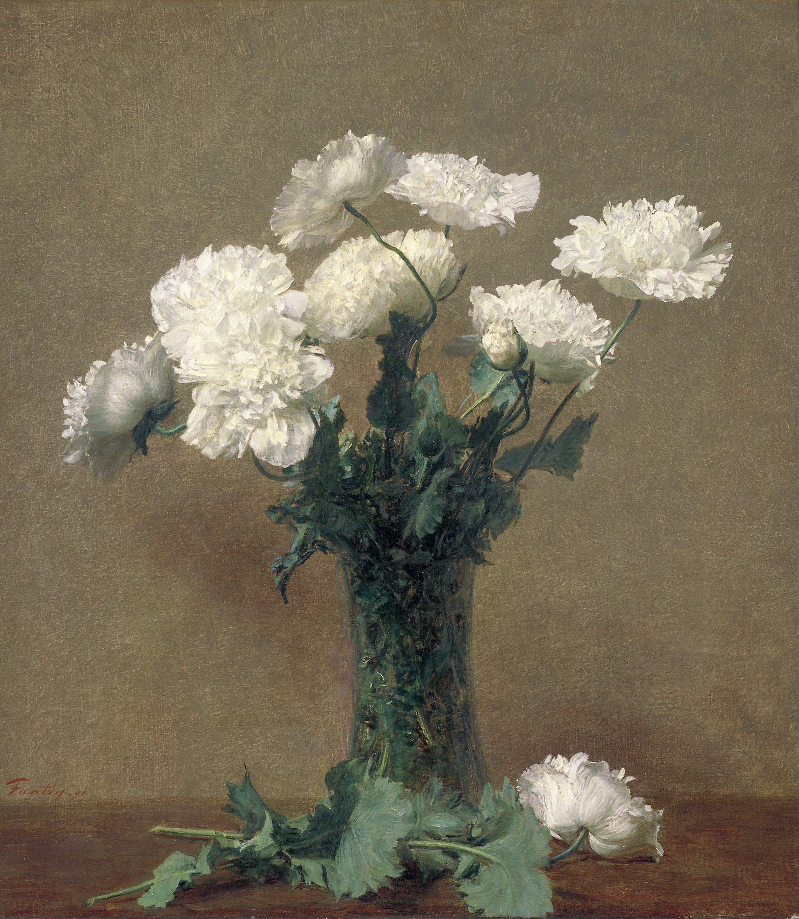 Coquelicots - Henri Fantin-Latour