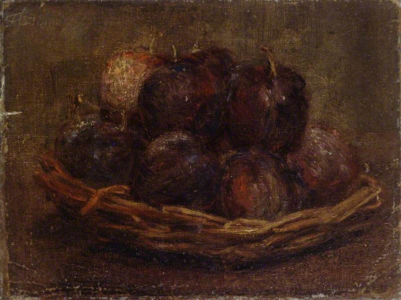 Un panier de prunes - Henri Fantin-Latour