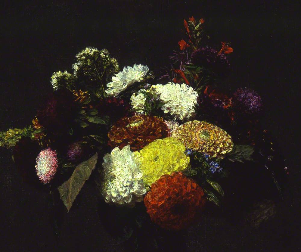 Dahlias - Henri Fantin-Latour