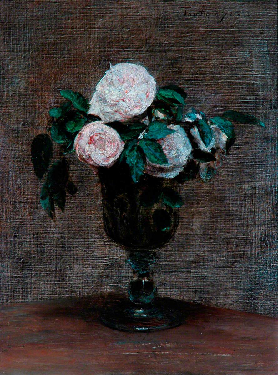 Étude de roses - Henri Fantin-Latour