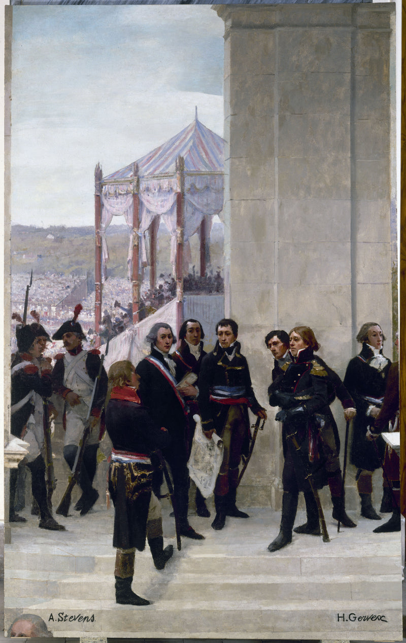 Le Panorama du siècle : Fête de la Fédération 1790 - La Convention 1792 - Henri Gervex