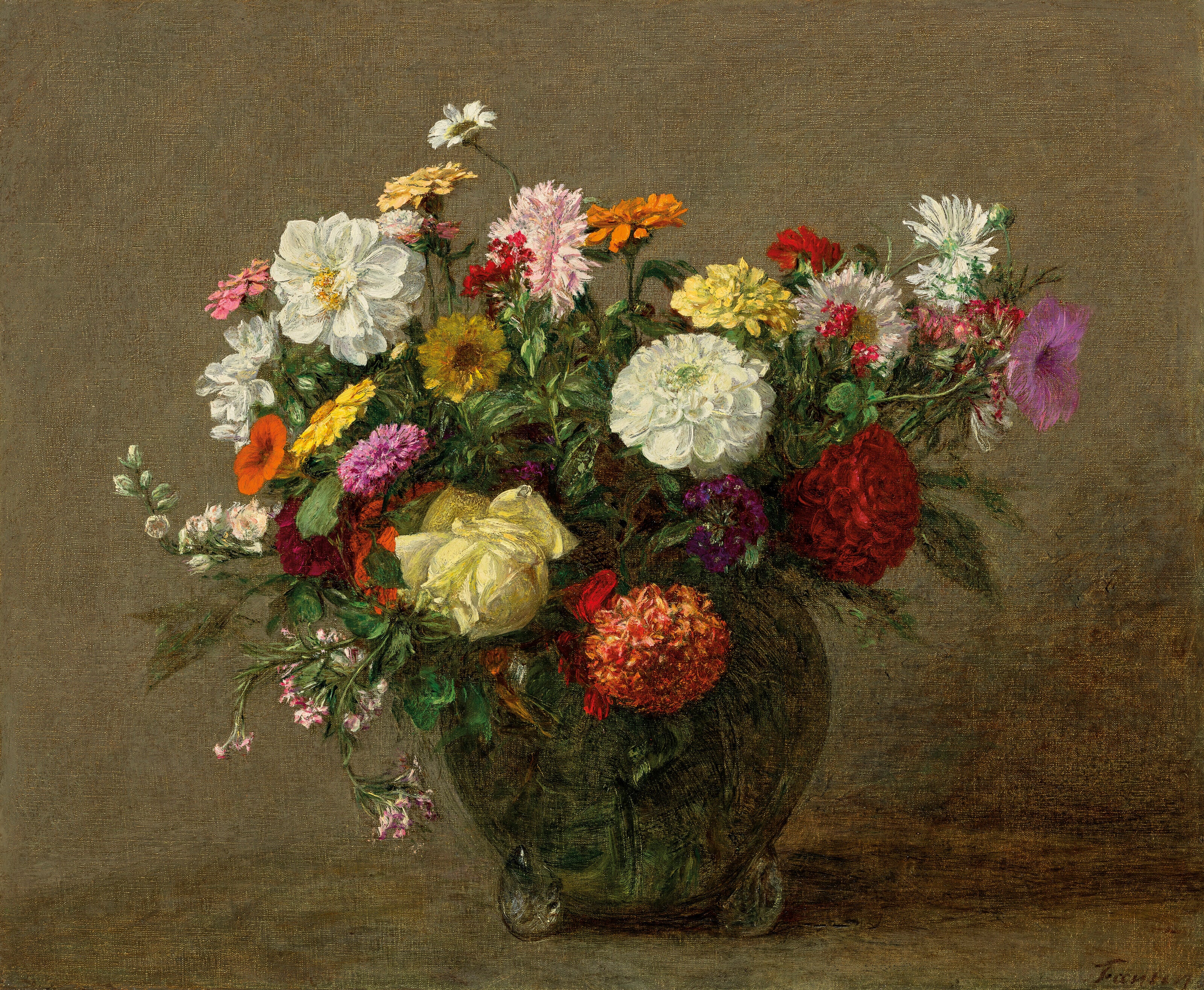Bouquet de jardin - Henri Fantin-Latour