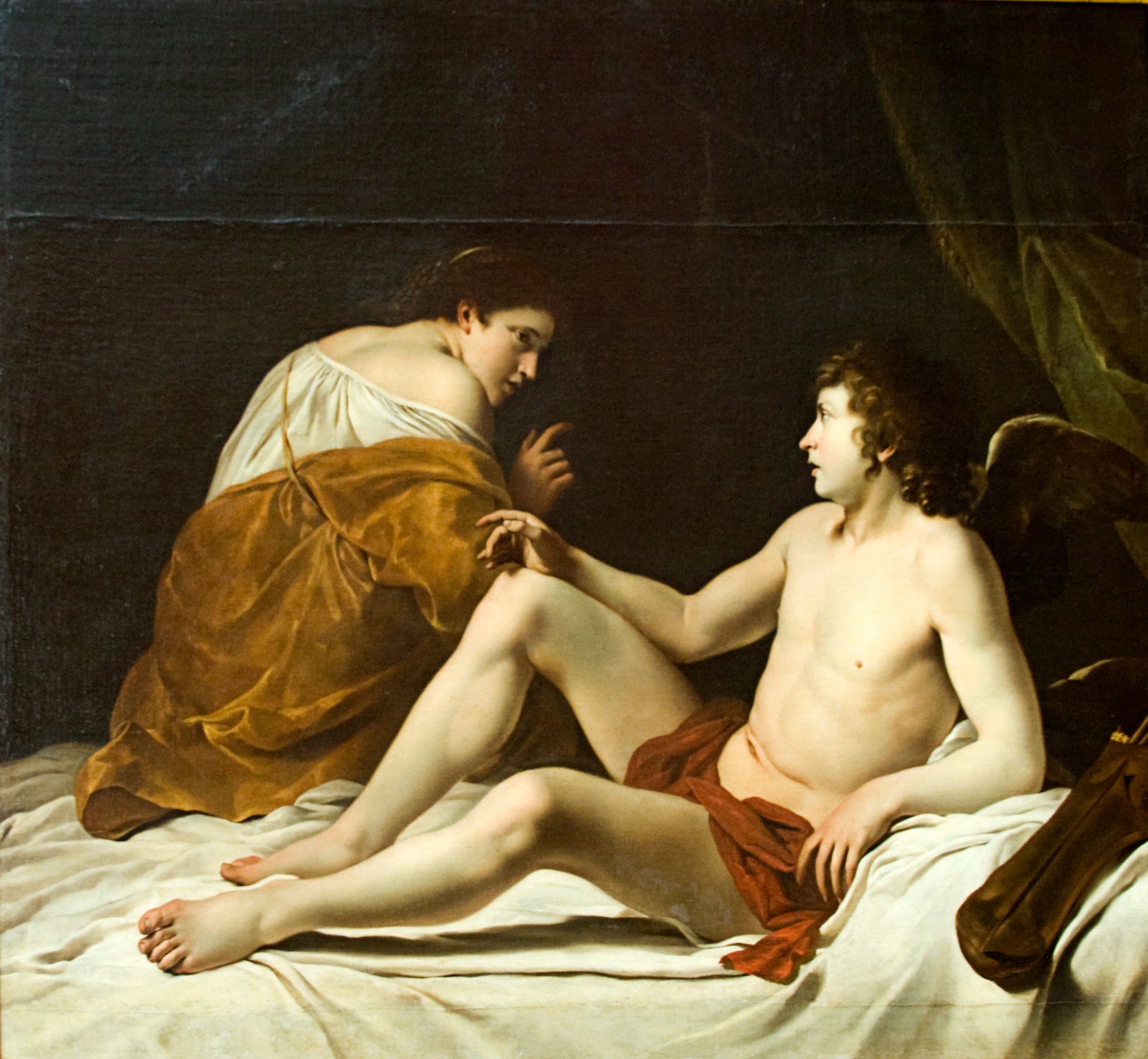 Cupidon et Psyché - Orazio Gentileschi