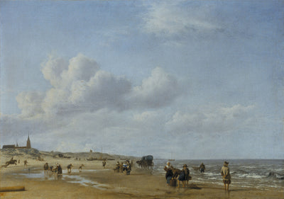 La Plage à Scheveningen - Adriaen van de Velde