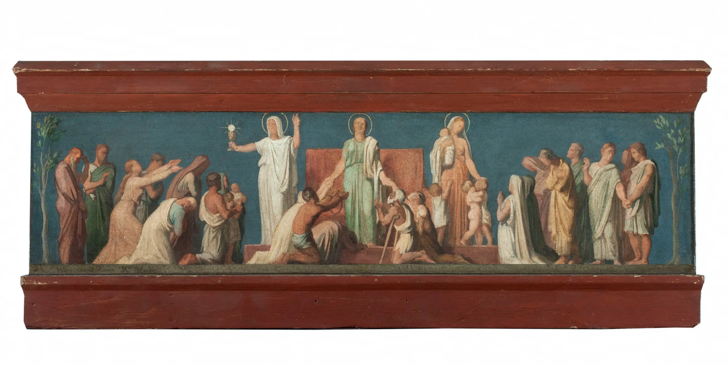 Esquisse pour l’église Saint-Vincent-de-Paul: Les trois Vertus théologales - Hippolyte Flandrin - Alpha Reproduction