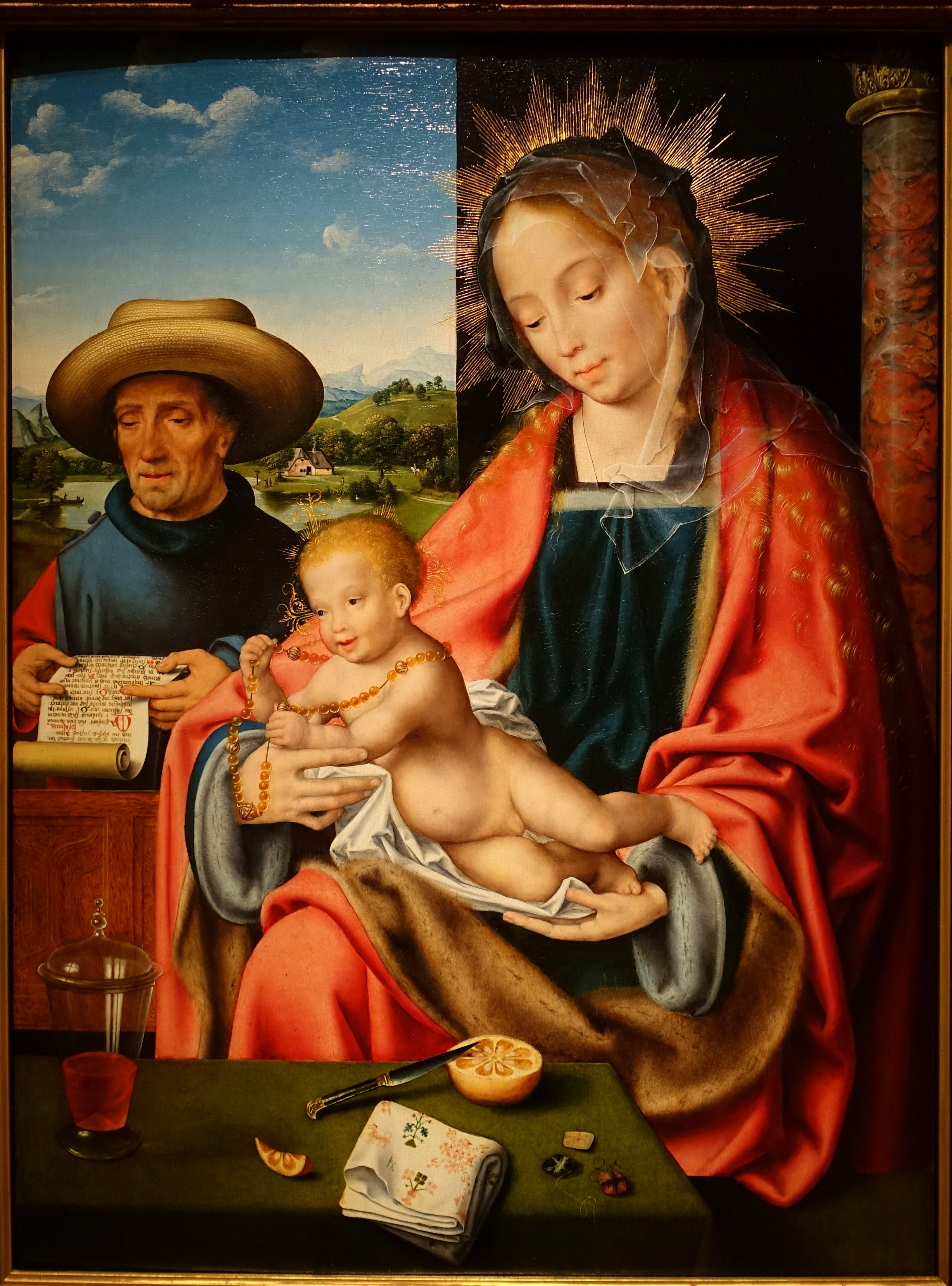 La Sainte Famille - Joos van Cleve