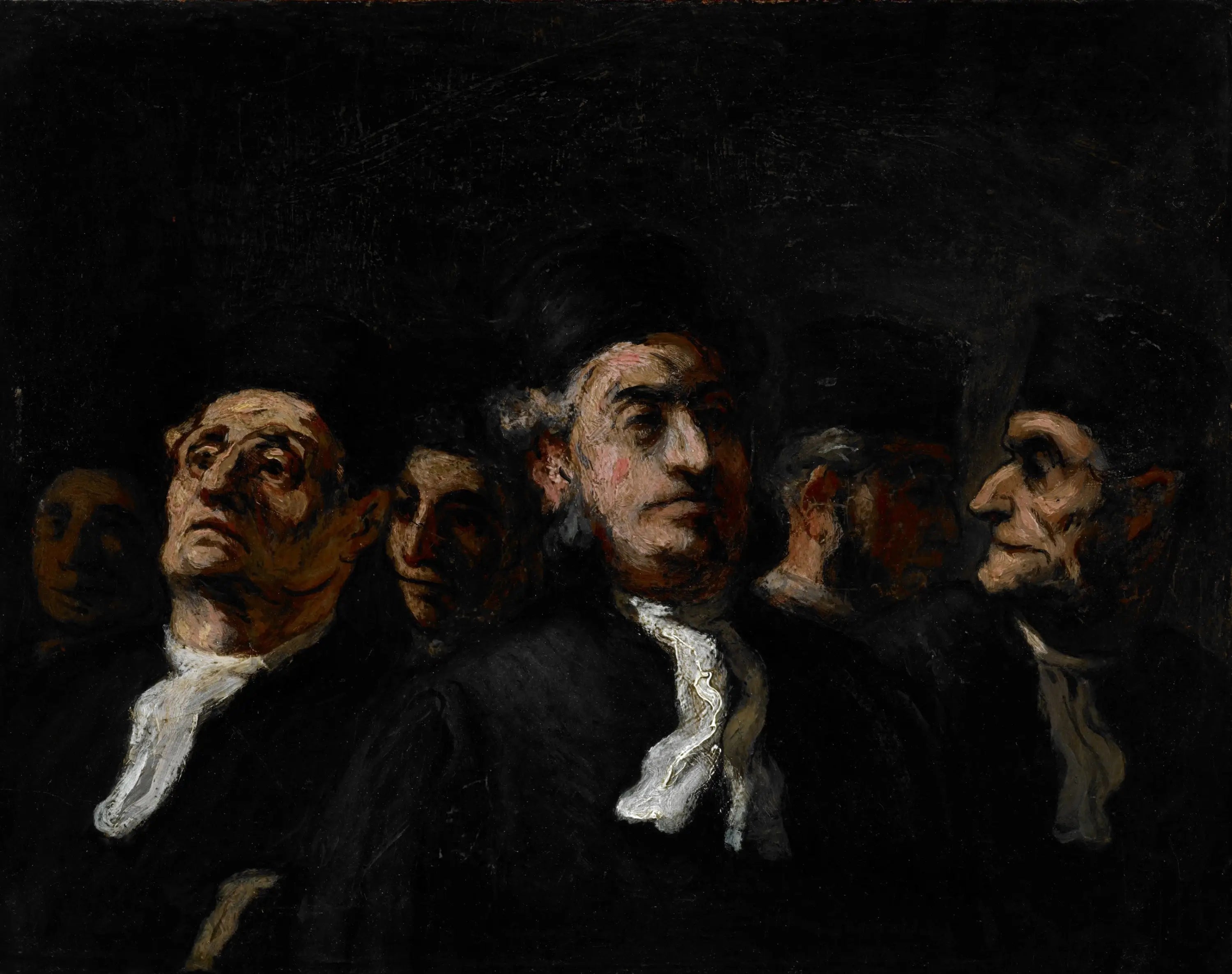 Une réunion d’avocats - Honoré Daumier - Alpha Reproduction