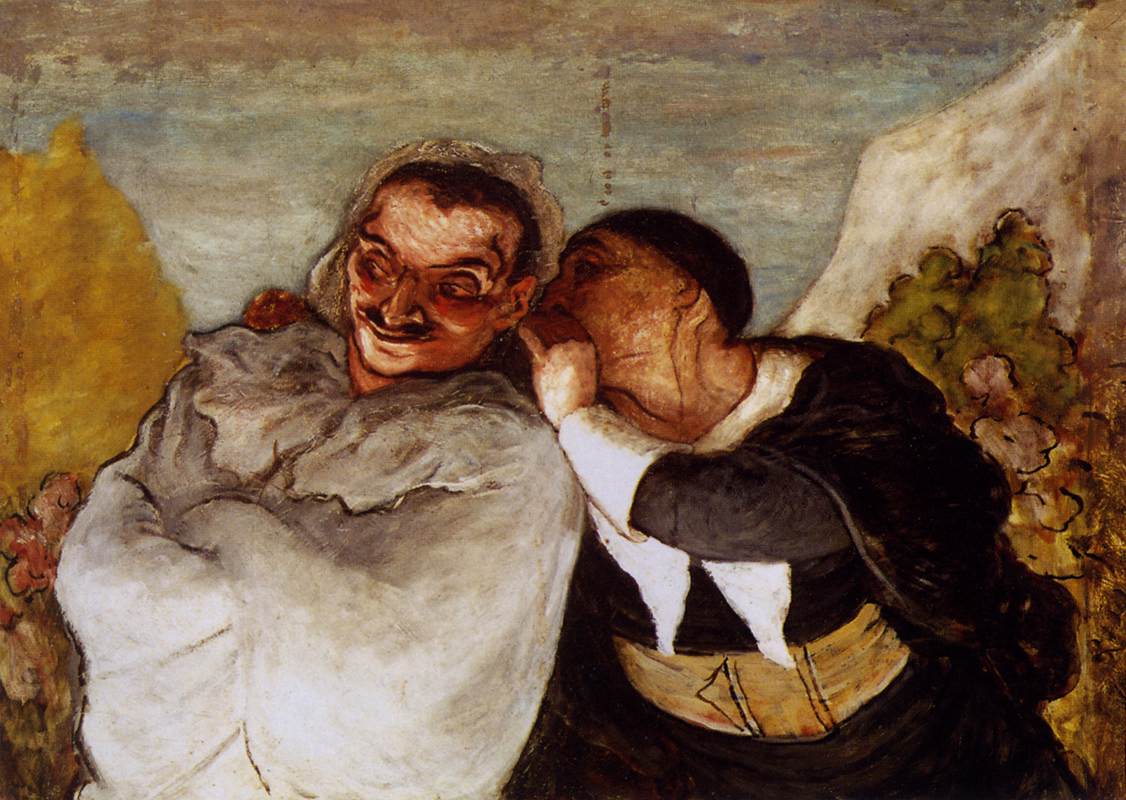 Crispin et Scapin - Honoré Daumier