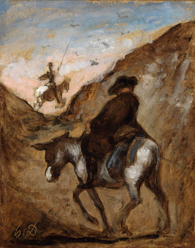 Don Quichotte et Sancho Panza - Honoré Daumier