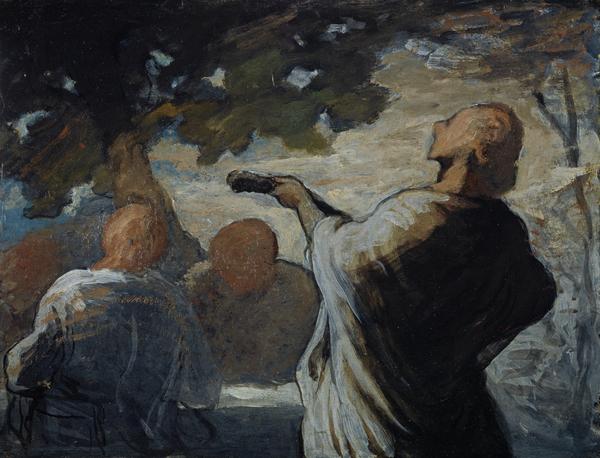 La Sérénade - Honoré Daumier