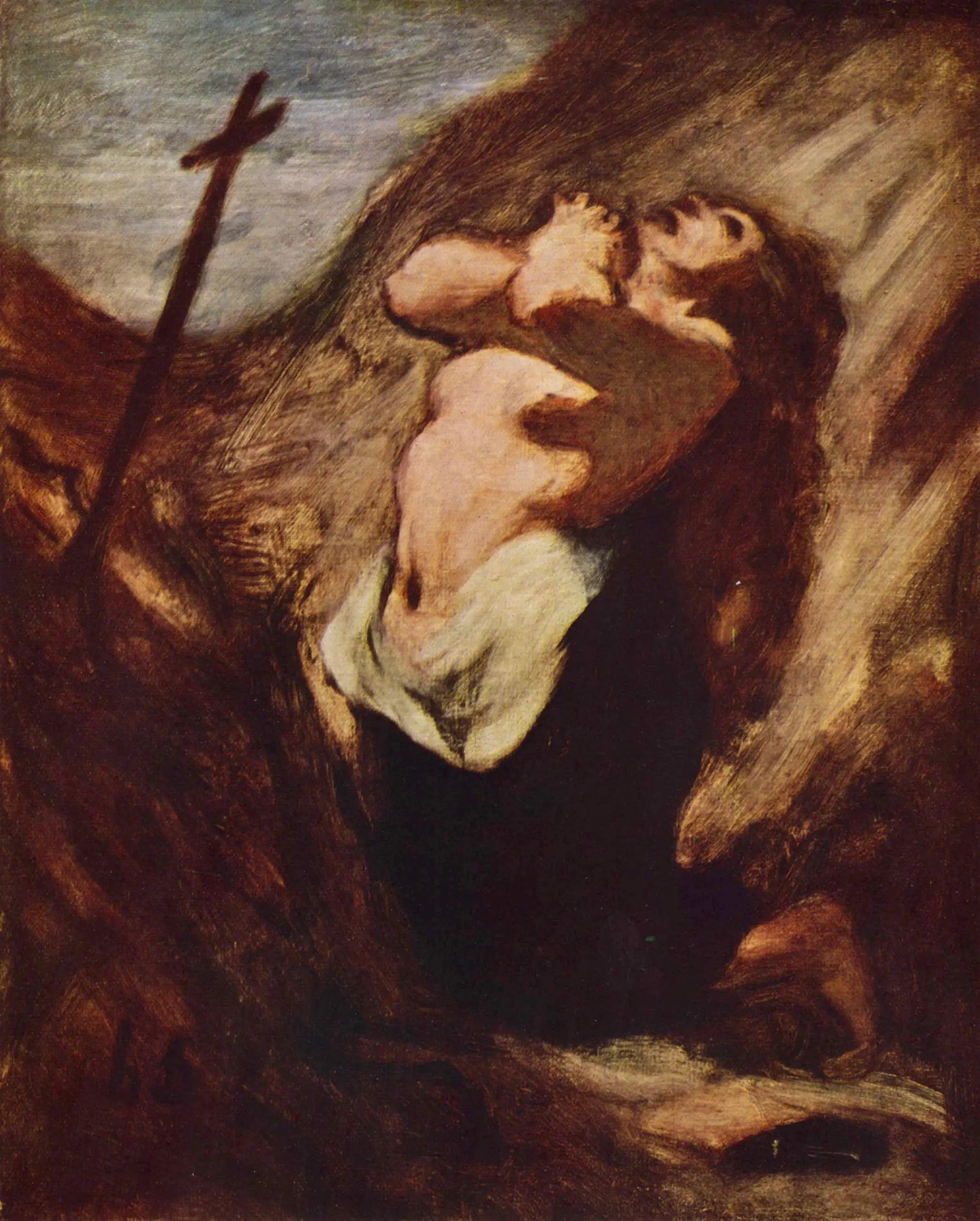 La Madeleine en prière - Honoré Daumier - Alpha Reproduction