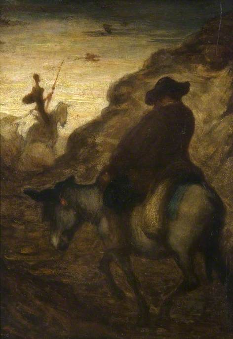 Don Quichotte et Sancho Panza - Honoré Daumier