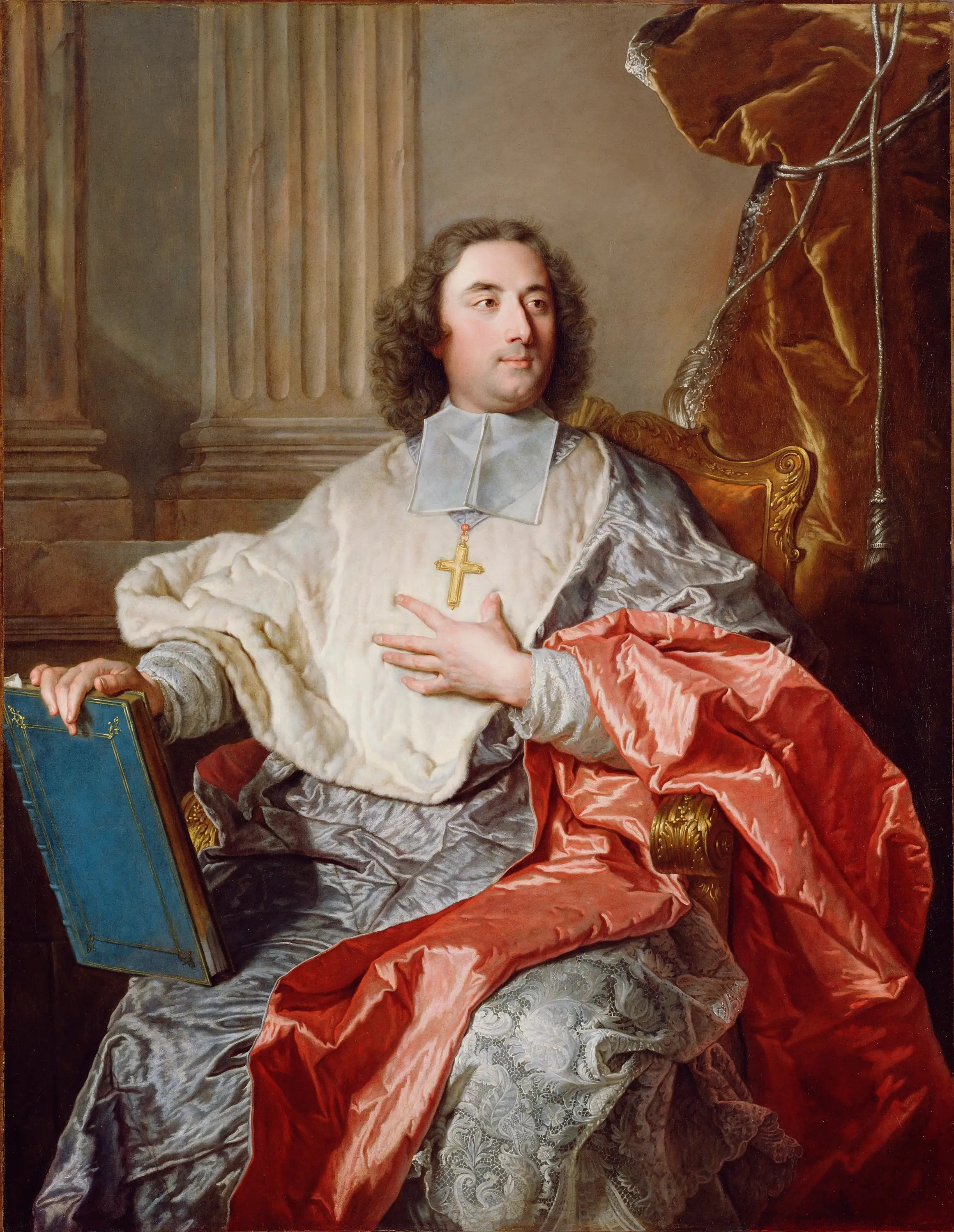 Charles de Saint-Albin (1698-1764) archevêque de Cambrai - Hyacinthe Rigaud - Alpha Reproduction