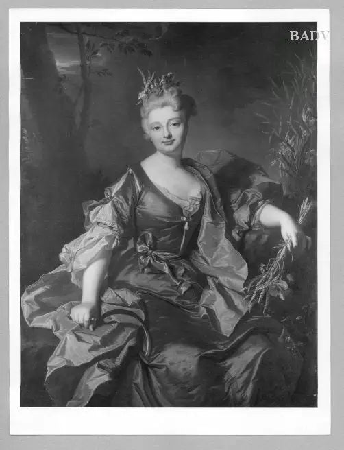 Portrait de Mlle Lebrait - Hyacinthe Rigaud - Alpha Reproduction