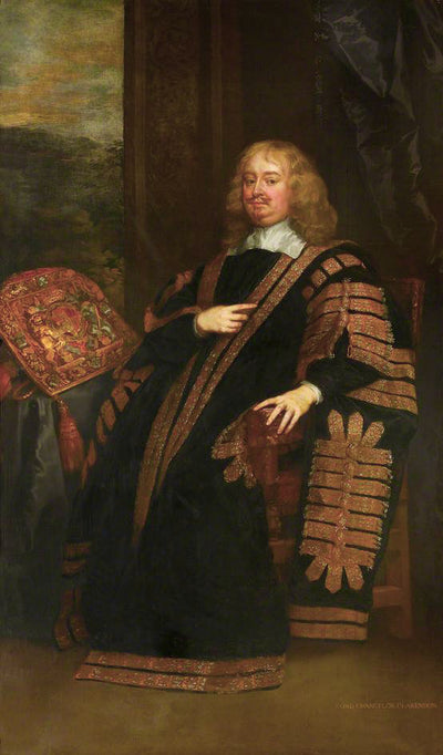 Portrait d'Edward Hyde, 1er comte de Clarendon (1609-1674), Lord Grand Chancelier - Peter Lely