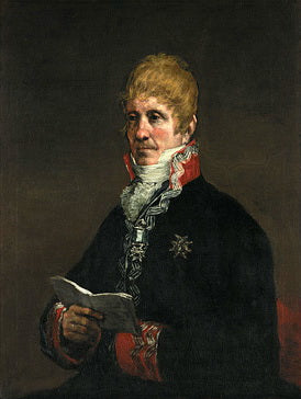 Reproduction du tableau « Portrait de Don Ignacio Omulryan y Rourera - Francisco de Goya » par Alpha Reproduction en peinture à l’huile