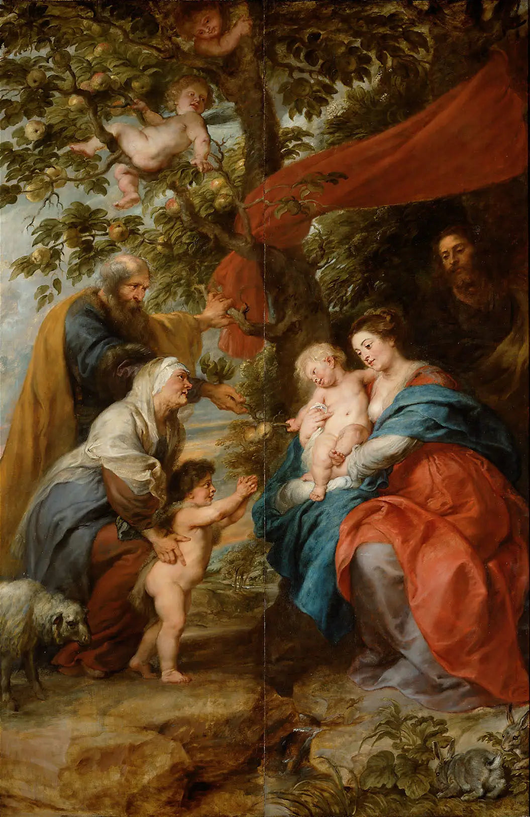 La Sainte Famille sous le pommier - Peter Paul Rubens - Alpha Reproduction