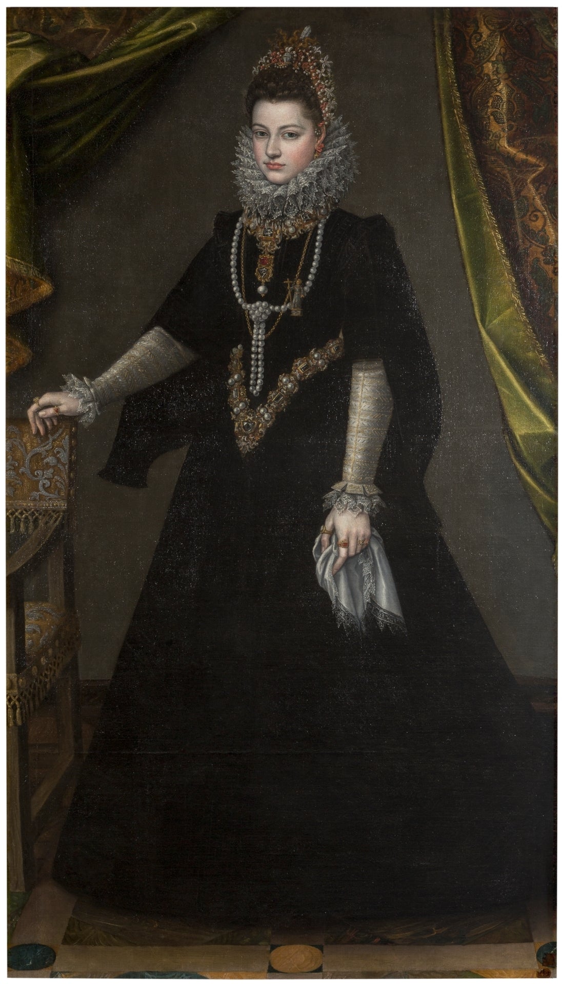 Portrait de l'infante Isabelle Clara Eugenia - Sofonisba Anguissola
