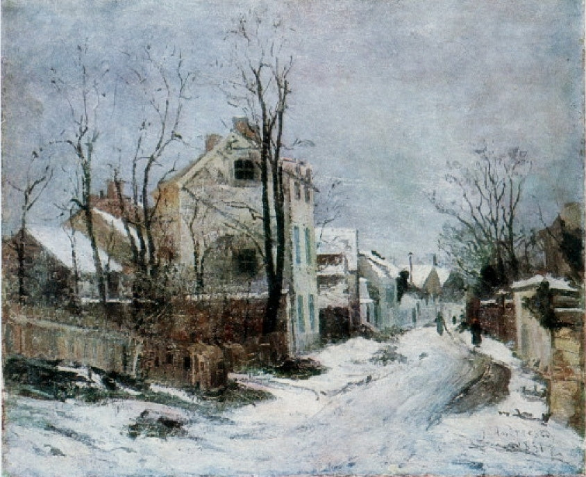 Hiver à Barbizon, Ion Andreescu, 1878, peinture à l’huile