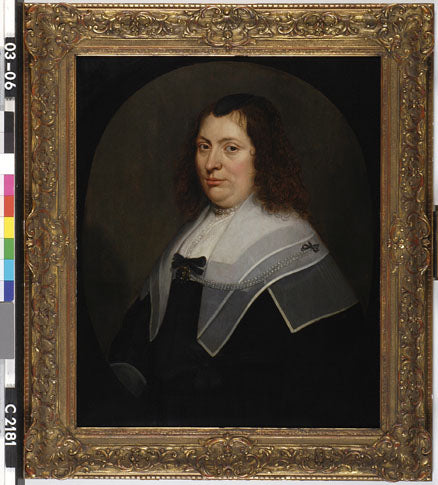 Portrait de Christina Pijll (née en 1601). épouse de Cornelis van Beveren - Gerrit van Honthorst