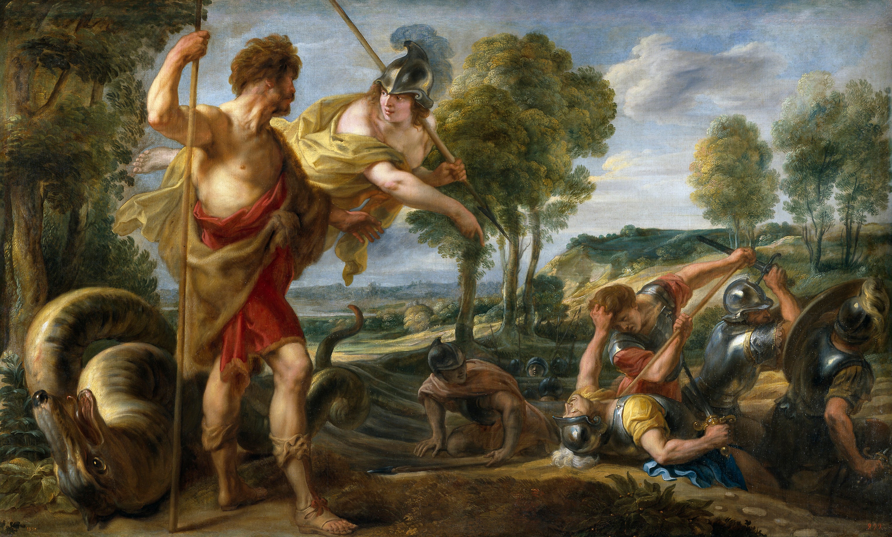 Cadmus et Minerve - Peter Paul Rubens