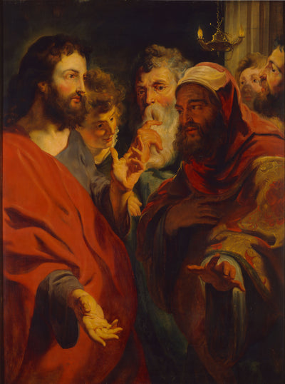 Le Christ instruisant Nicodème - Jacob Jordaens1