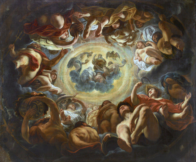 Psyché reçoit la coupe de l'immortalité sur l'Olympe - Jacob Jordaens