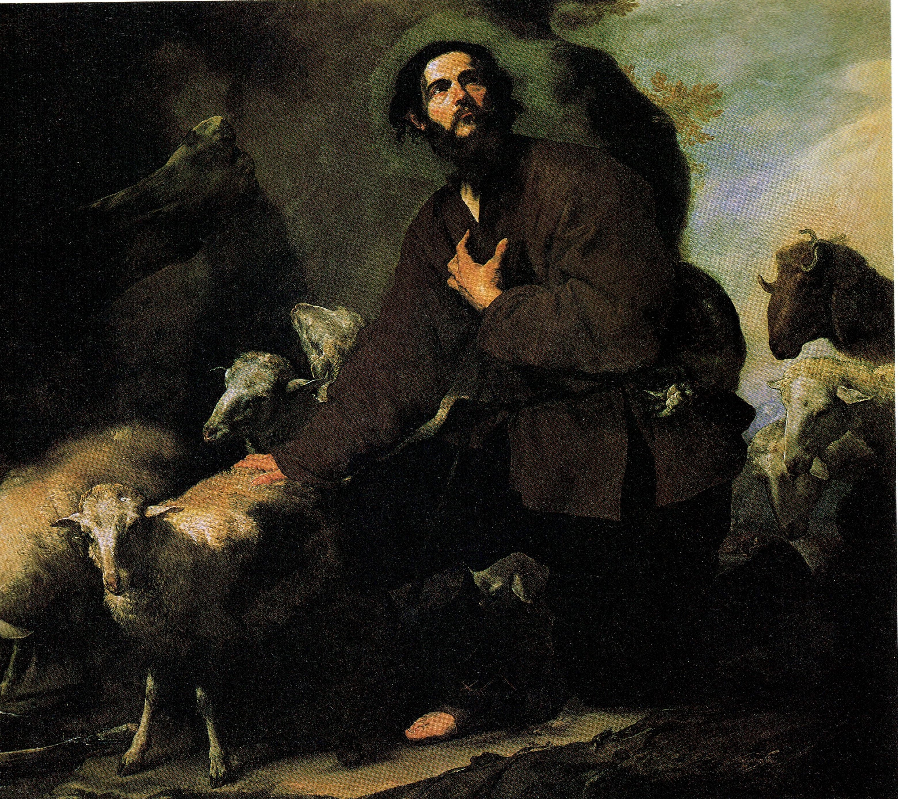 Jacob gardant son troupeau - Jusepe de Ribera