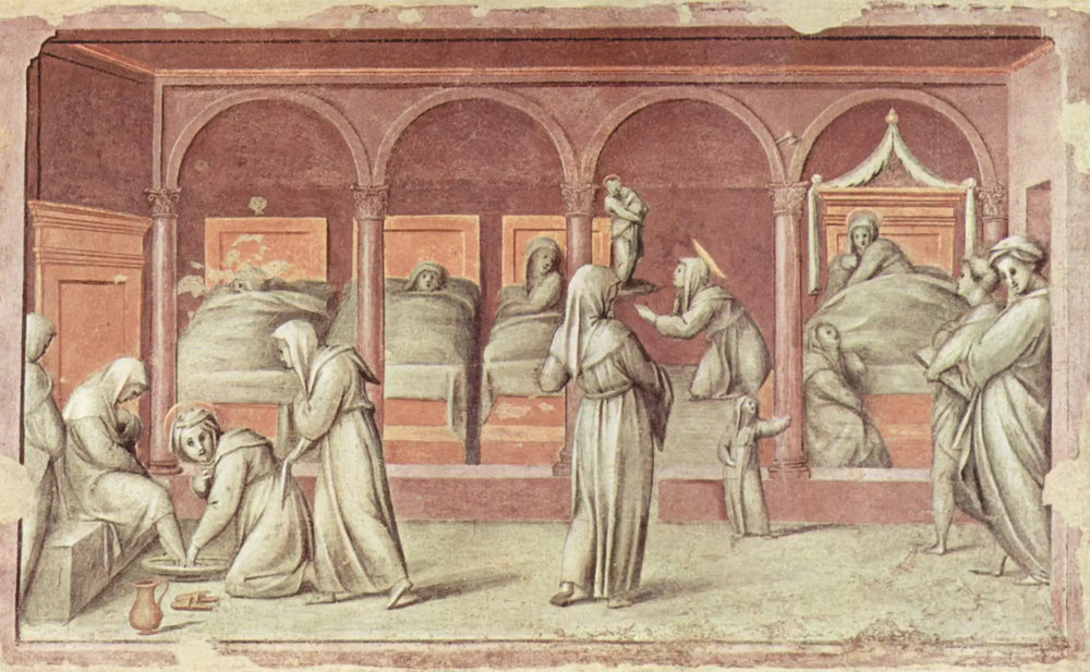Scène de la vie à l’hôpital - Pontormo - Alpha Reproduction