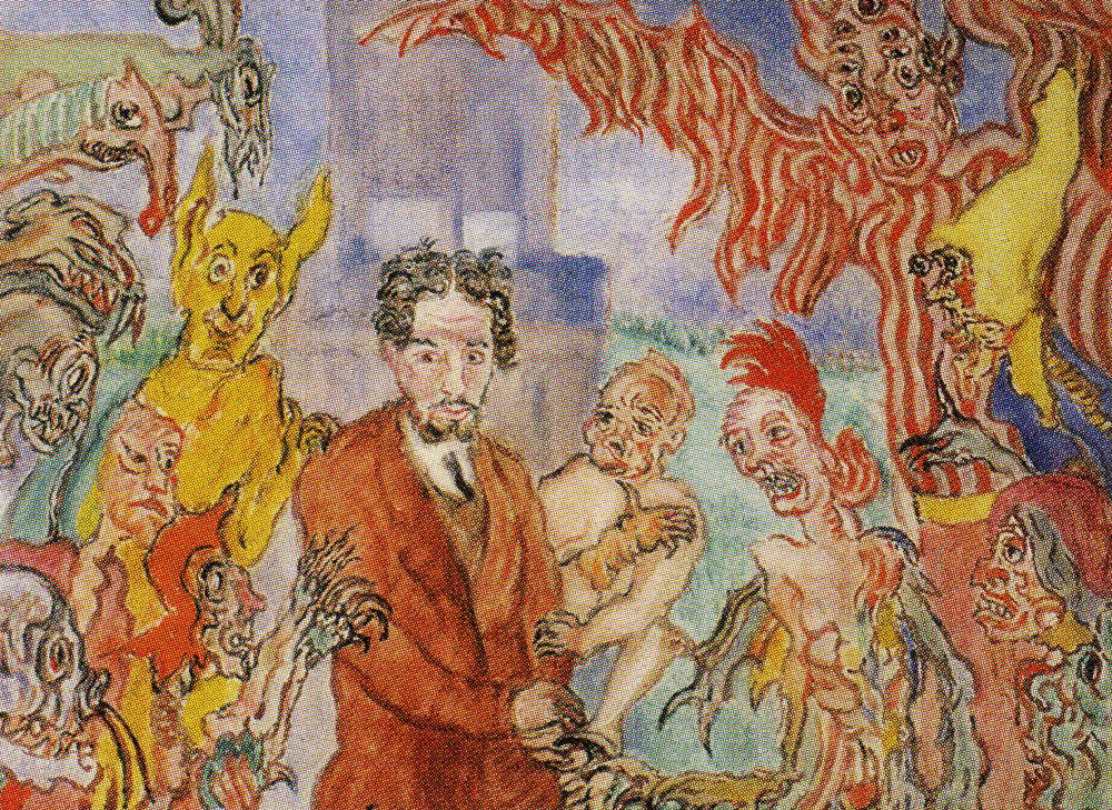 שדים מתגרים בי - James Ensor