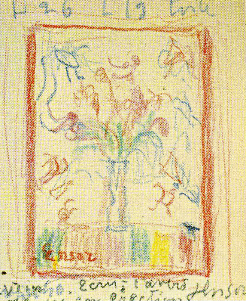 Erect Flowers - James Ensor