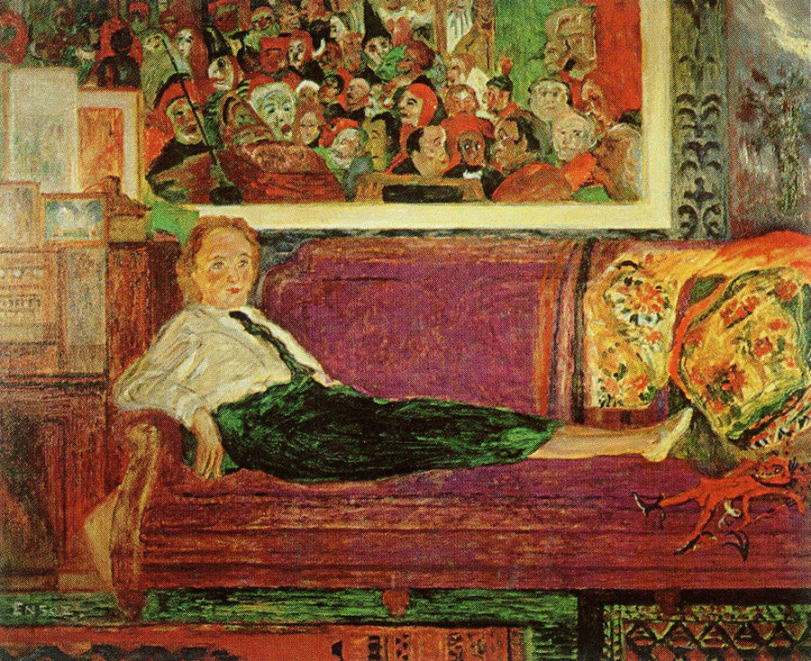 Resting in the Studio - James Ensor
