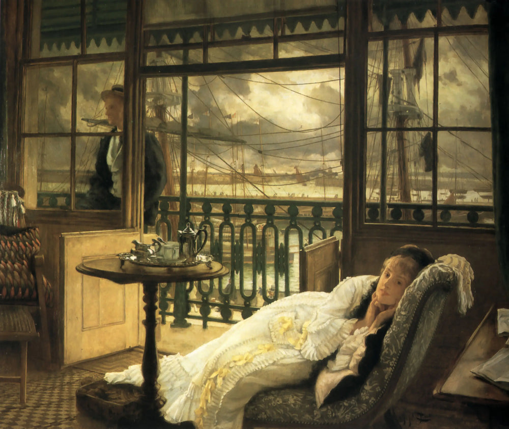 Un passager orange - James Tissot - Alpha Reproduction