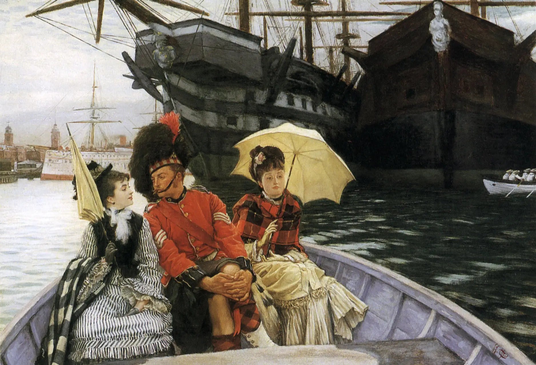 Le Chantier naval de Portsmouth - James Tissot - Alpha Reproduction