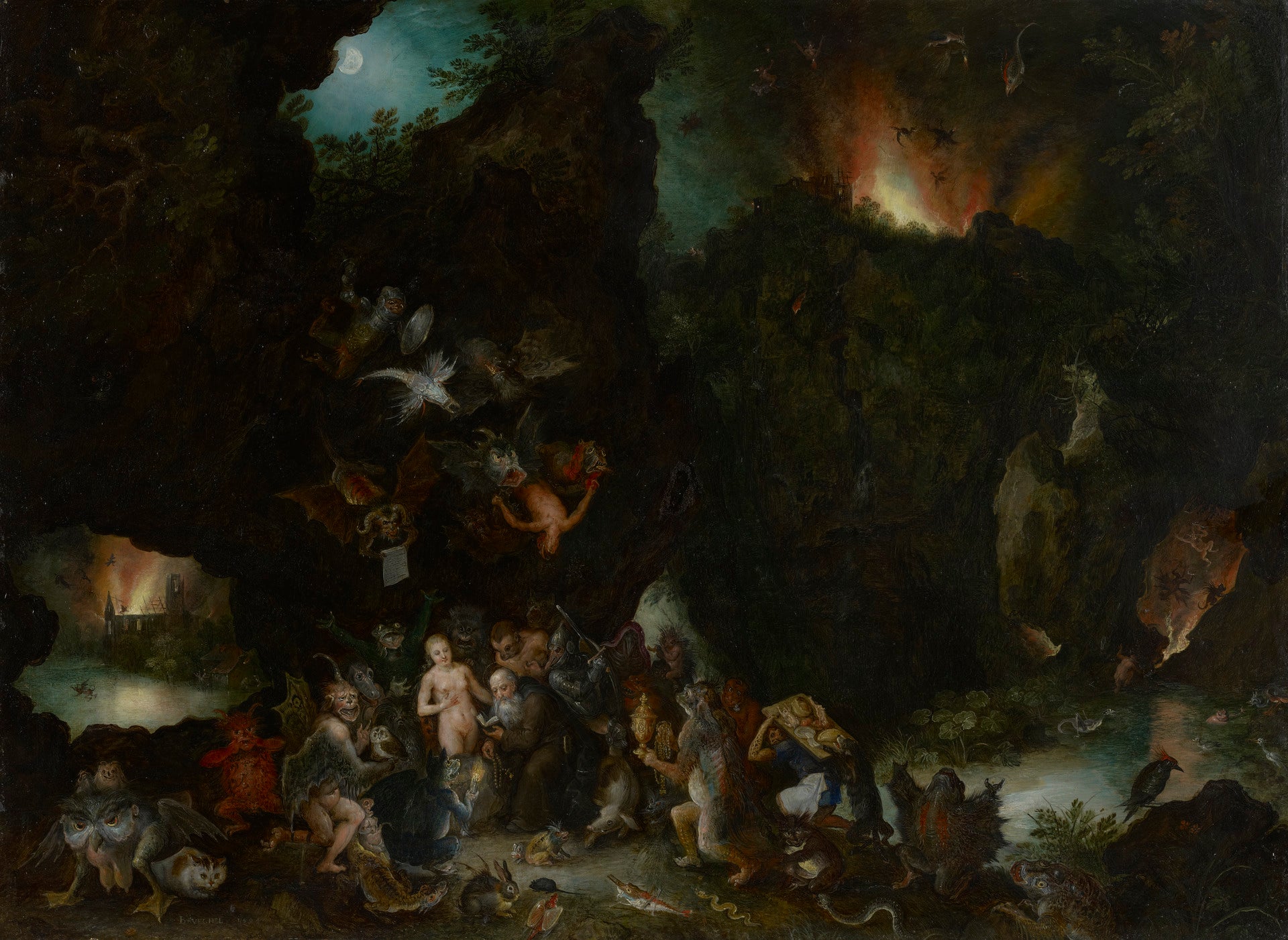 La tentation de saint Antoine - Jan Brueghel l'Ancien