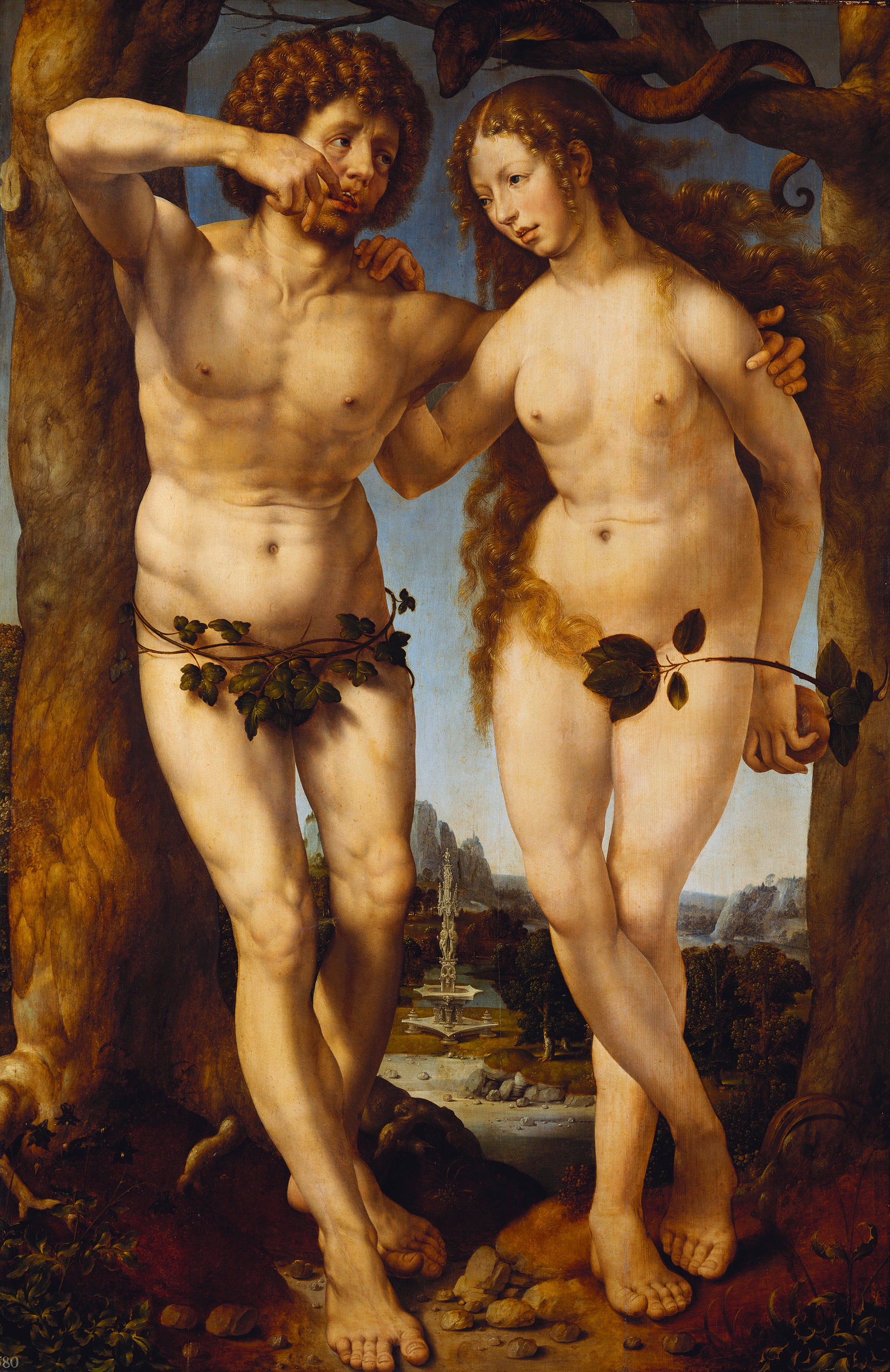 Adam et Ève - Jan Gossaert