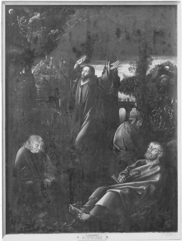 Le Christ sur le mont des Oliviers - Jan Gossaert