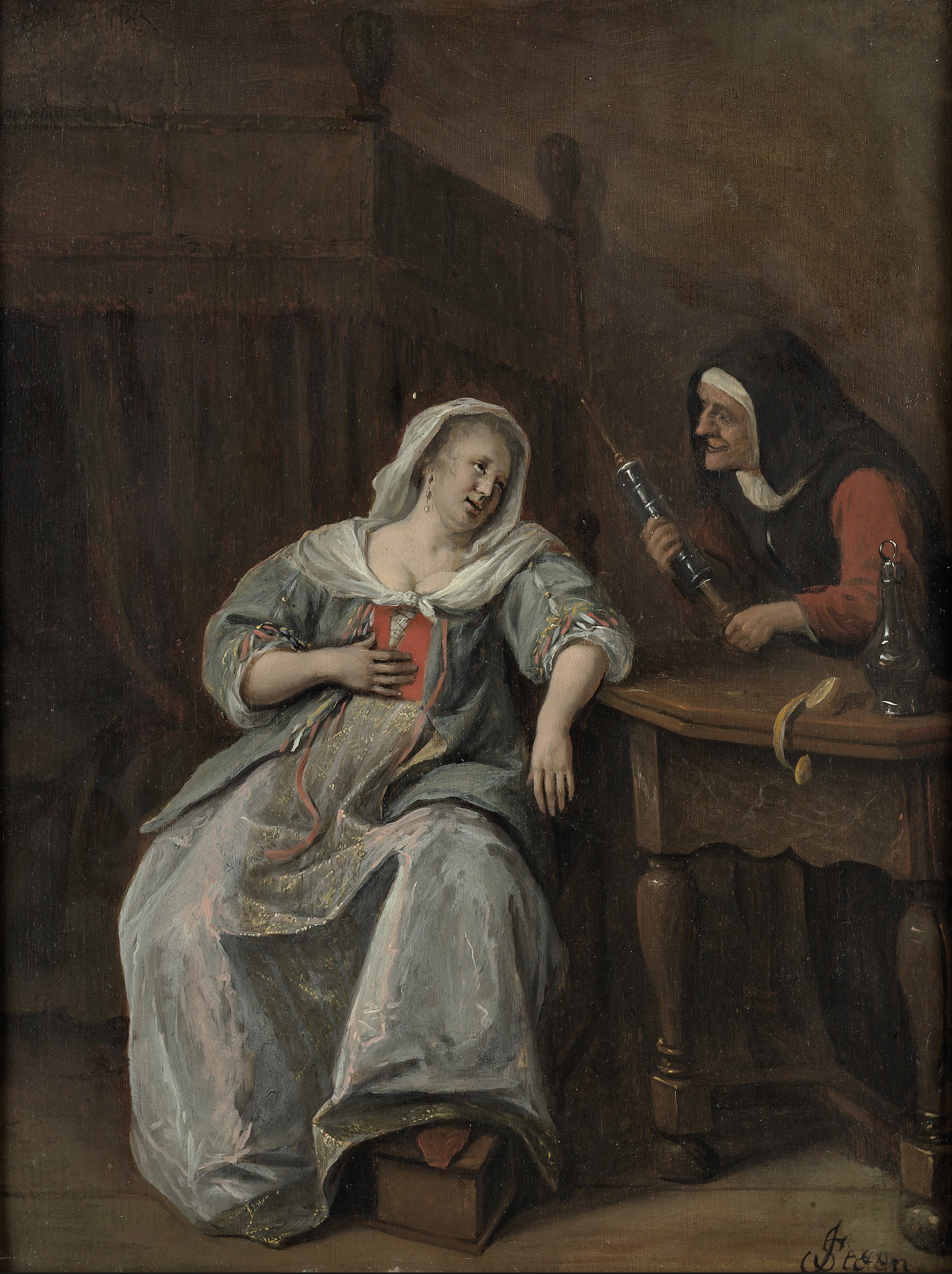 La femme malade - Jan Steen